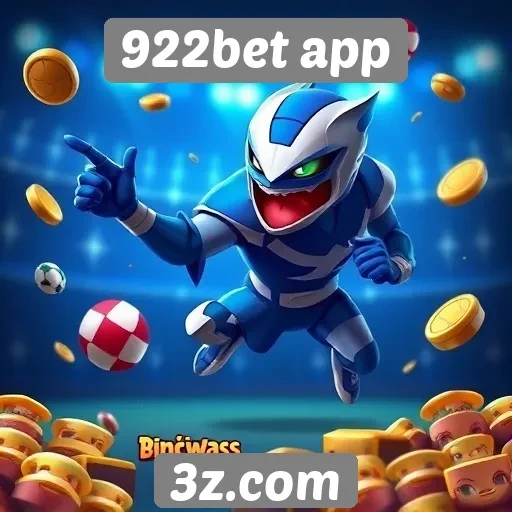 Variedade de jogos disponíveis no 922bet app