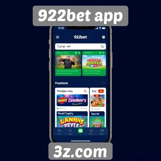 Acessibilidade do 922bet app em dispositivos móveis