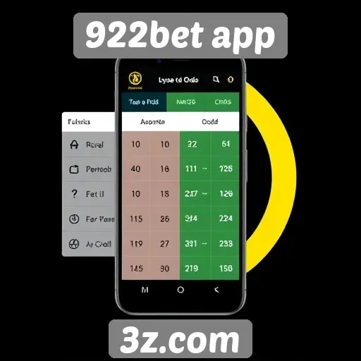 Comparativo de odds no 922bet app