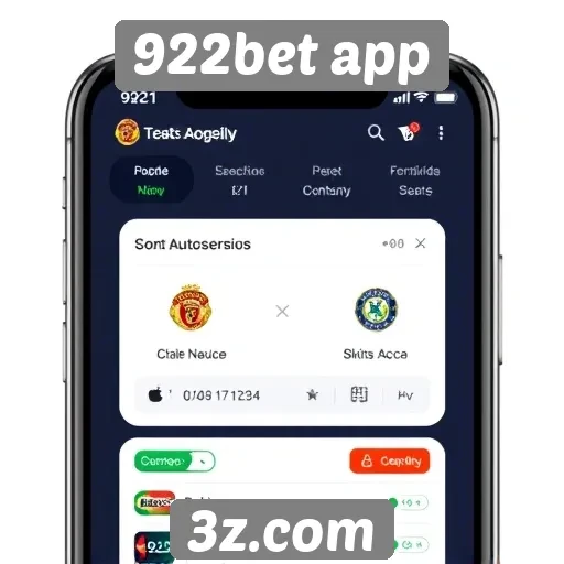 Análise da interface do usuário no 922bet app